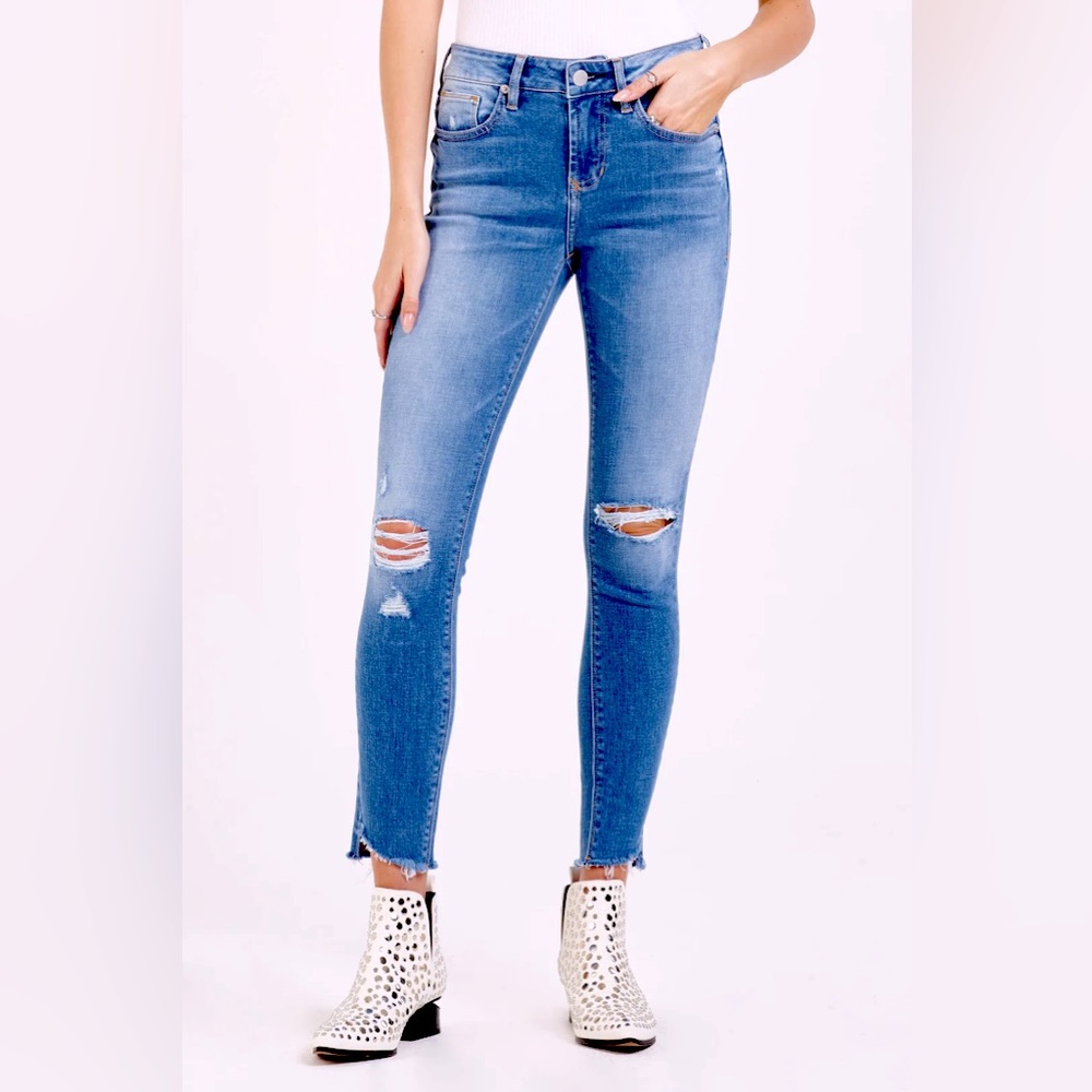 Dear John Gisele High Rise Ankle Skinny Jeans Huntington